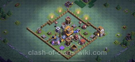 Top Builder Hall Level 4 Anti Everything Base with Link - Clash of ...