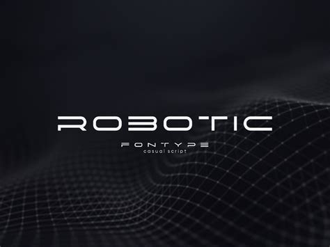 Robotic Font | Logo design inspiration branding, Logo design, Custom logo design