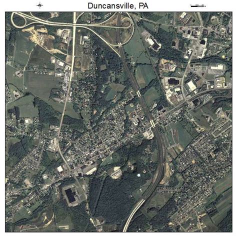 Aerial Photography Map of Duncansville, PA Pennsylvania