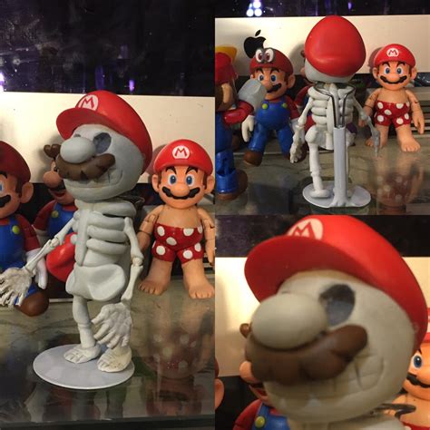 skeleton mario Super Mario odyssey custom toys by medicom-collector17 on DeviantArt