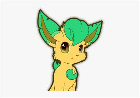 A Shiny Leafeon I Drew For An Art Trade - Leafeon - 500x500 PNG ...