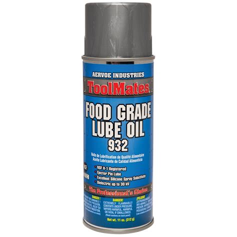 Food Grade Lube Oil - Aervoe Industries, Inc.