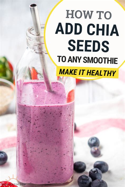 Blueberry Chia Seed Smoothie (Easy, Healthy, Vegan) | The Worktop