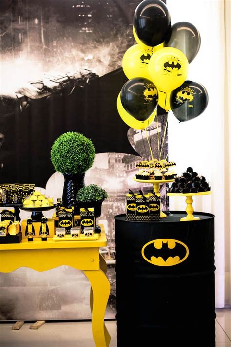 Fiestas infantiles de Batman, decoracion de batman fiesta infantil, fiesta de batman ...