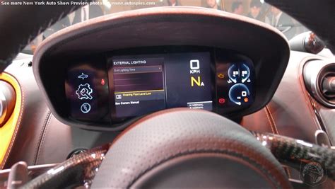 #NYIAS: BEST, REAL-LIFE Interior Shots Of The McLaren 570S - AutoSpies Auto News