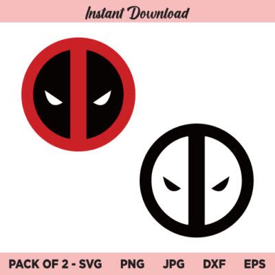 Deadpool SVG, Deadpool Logo SVG, PNG, DXF, Cricut - Buy Svg Designs