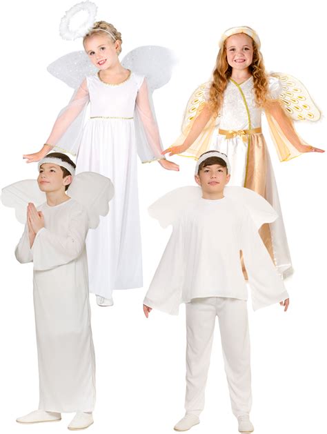 Nativity Holy Angels Kids Fancy Dress Christmas Xmas Religious Childs ...