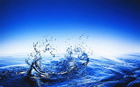 Download Blue Water Splash Background - WallpaperTip