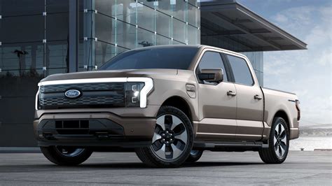 2023 Ford F 150 Lightning Platinum Stone Gray Metallic | AUTOBICS