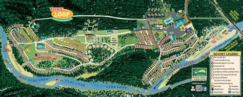 Ozark Outdoors Campground Map 9houuses, cabins, swimming, floating ...