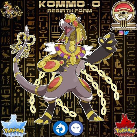 Mykel Ryan on Instagram: “Kommo-O - Rebirth Form Classification: Chain Pokemon Tribe: Dragon ...