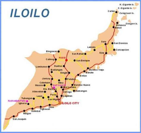 Map Of Iloilo City - HolidayMapQ.com