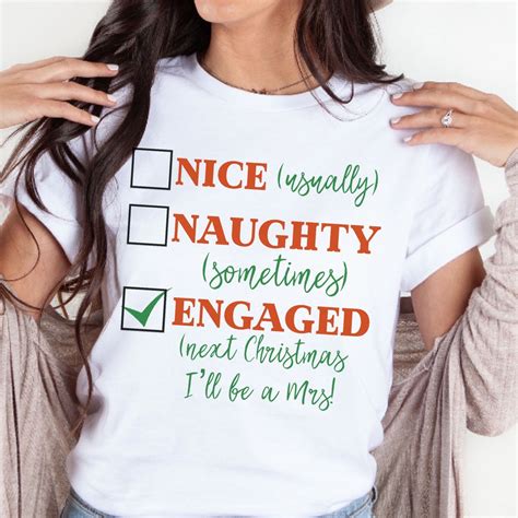 Engaged Shirt, Christmas Bride Shirt, Wedding Planning Shirt, Bridal ...