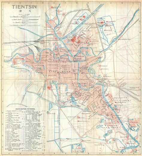 Tientsin.: Geographicus Rare Antique Maps