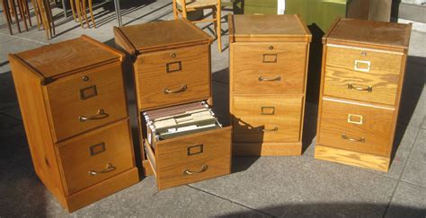 UHURU FURNITURE & COLLECTIBLES: SOLD - 2 Drawer Wooden File Cabinets ...