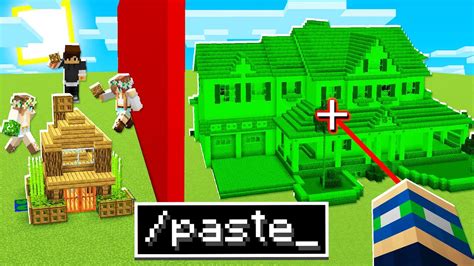 I CHEATED in a BUILD BATTLE Using PASTE in Minecraft! | I CHEATED in a BUILD BATTLE Using PASTE ...