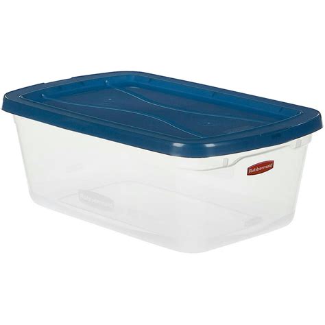 Rubbermaid Clever Store Clears Storage Container, 6.5 qt, 10-Pack ...