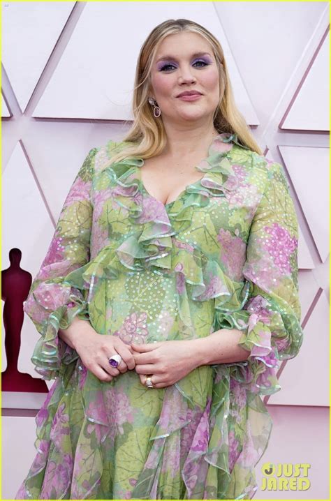 Emerald Fennell Debuts Baby Bump on Oscars 2021 Red Carpet!: Photo ...