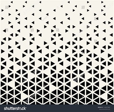 Abstract Seamless Geometric Triangle Pattern Vector Stock Vector ...