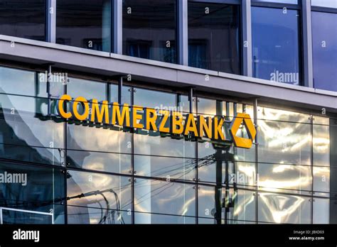 Commerzbank logo on glass facade, Dresden, Germany Stock Photo - Alamy