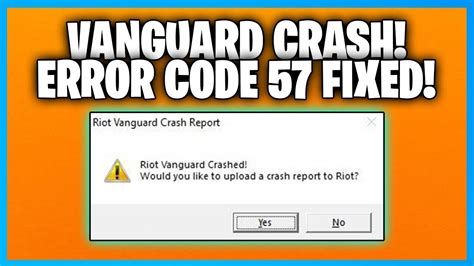 How To Fix Riot Vanguard Crashed - Valorant Error Code 57 | 2021 - YouTube