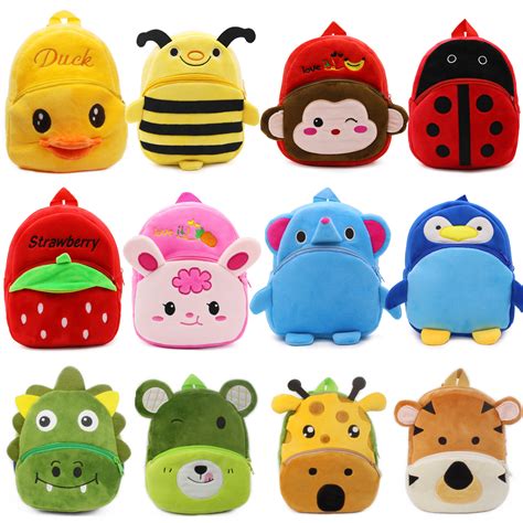 Fashion Kids' Backpacks southernstretch.com Toddler Backpack Girls Zoo Cartoon Cat Plush ...