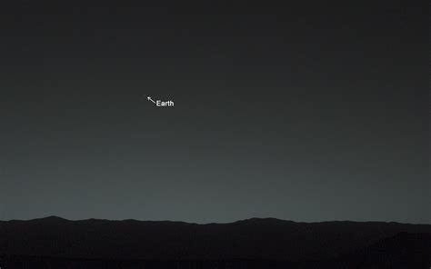 You are Here! Curiosity’s 1st Photo of Home Planet Earth from Mars