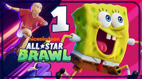 Nickelodeon All-Star Brawl 2 Walkthrough Part 1 (PS4) SpongeBob - YouTube