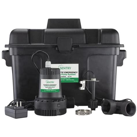 Basement Sentry Battery backup 12-Volt Thermoplastic Battery-powered ...