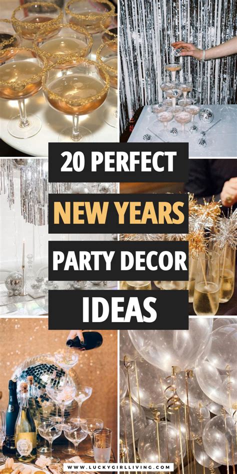 20 Perfect New Year's Eve Party Ideas to Start Your Year Off Right ...