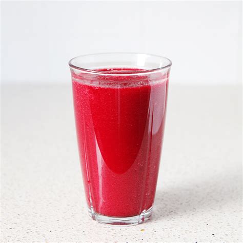 Red beet juice with ginger