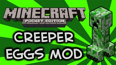 Minecraft:PE Creeper Eggs Mod for iOS - YouTube