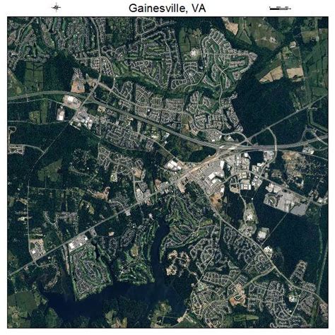 Aerial Photography Map of Gainesville, VA Virginia