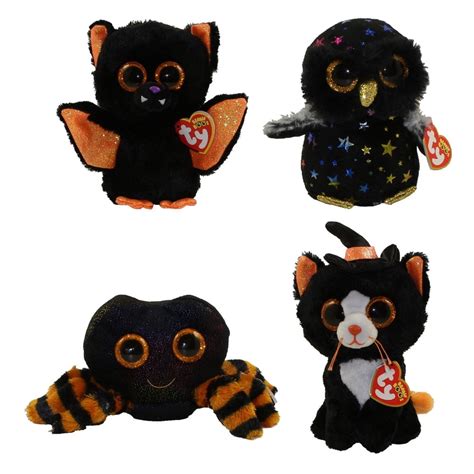 TY Beanie Boos - SET of 4 Halloween 2019 Releases (6 inch)(Cobb, Echo, Hyde +1) - Walmart.com ...