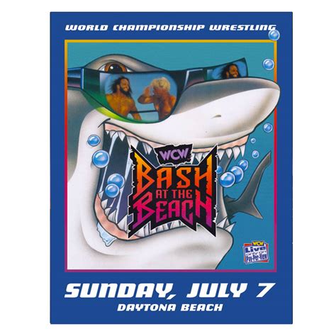 WCW Bash at the Beach (July 1996) PPV Event Program | Wrestling with ...