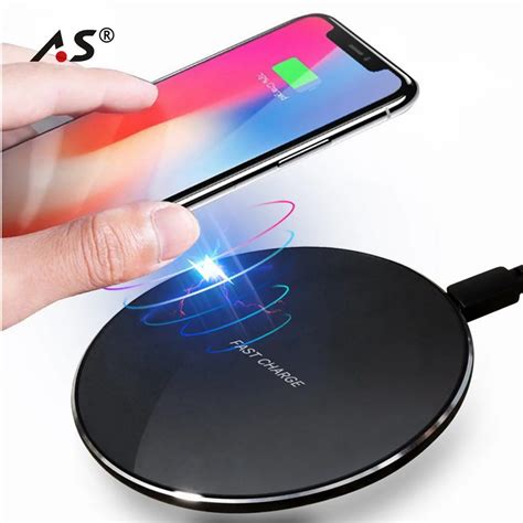 Wireless Charger for iPhone 8/X /8 Plus 10W Qi Fast Wireless Charging ...