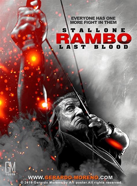 Moreno’s “Rambo: Last Blood” Poster! – Craig Zablo's StalloneZone