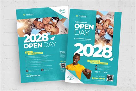 College Open Days Flyer Template [PSD, AI] - BrandPacks