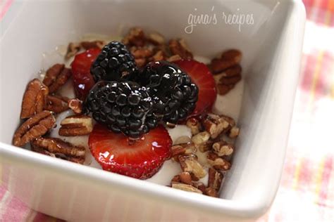 Greek Yogurt with Berries, Nuts and Honey - Skinnytaste