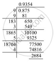 Find the Square Root the Following Correct to Three Places of Decimal. 7 8 - Mathematics ...