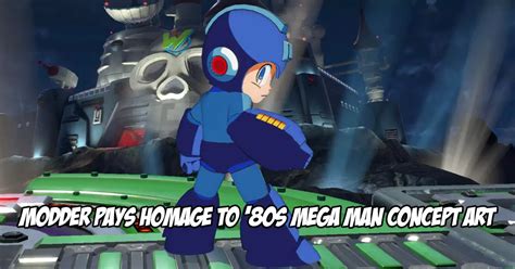 This cel-shaded skin for Mega Man in Super Smash Bros. Ultimate might just be the best-looking ...