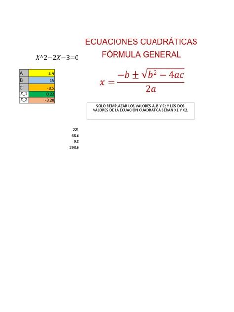 Formula General | PDF