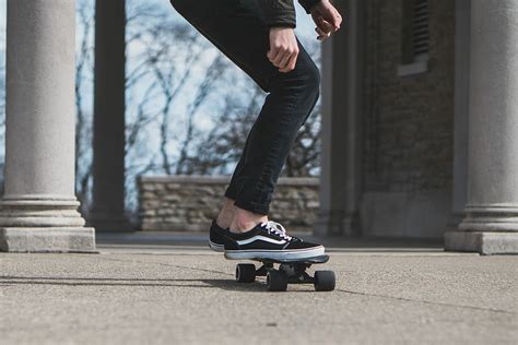 HD wallpaper: man skate boarding, person wearing black VANS Old Skool ...