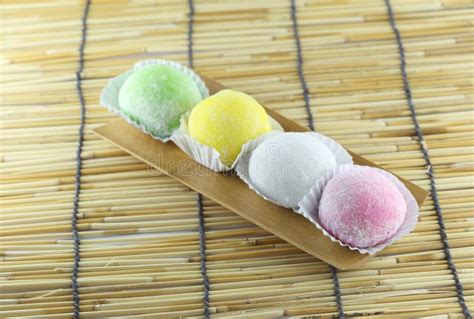 Japanese Desserts Made of Sticky Rice. Stock Image - Image of cuisine ...