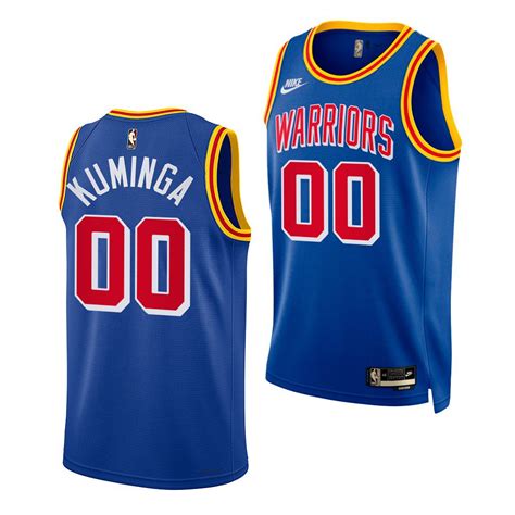 2021 NBA Draft Jonathan Kuminga #00 Warriors Year Zero Royal Jersey ...