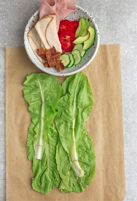 Low Carb Wraps - Keto Lettuce Sandwich | Options for Paleo & Whole30 - Keto Lettuce Sandwich Wraps