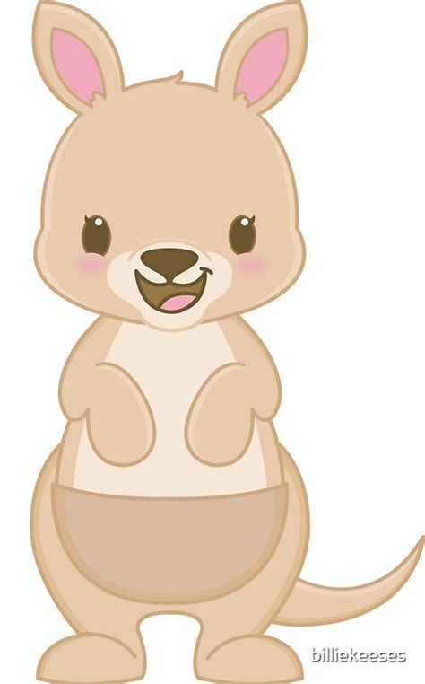 "Cute Kawaii Kangaroo" by billiekeeses | Redbubble