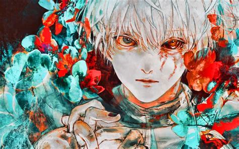 Download wallpapers Ken Kaneki, artwork, Tokyo Ghoul characters, manga, protagonist, Tokyo Ghoul ...