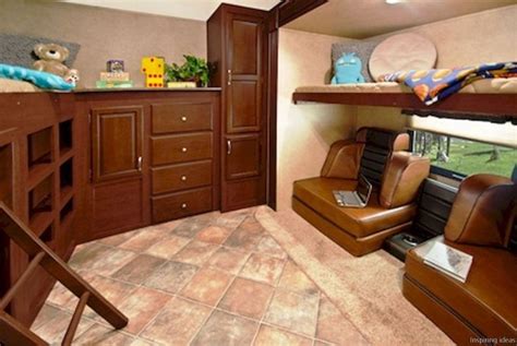 Rv Bunkhouse Ideas 59 Genius Rv Living Ideas With Kids Motorhome Living ...