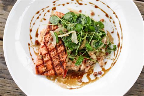 Grilled King Salmon and Lobster Risotto 3 – saltys.com